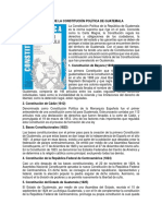 Historia de La Constitución Política de Guatemala