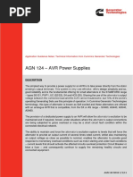 AGN 124 - AVR Power Supplies: Application Guidance Notes: Technical Information From Cummins Generator Technologies