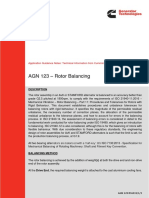 AGN 123 - Rotor Balancing: Application Guidance Notes: Technical Information From Cummins Generator Technologies