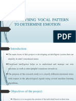 Analysing Vocal Pattern To Determine Emotion