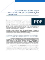 Mudanças Na Paisagem Do Brasil Após A Industrialização