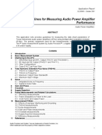 Guidelines For Measuring Audio Power Amplifier Performance PDF