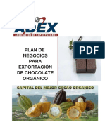 Plan de Negocios - Chocolate Organico