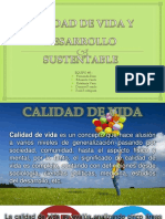 Calidad de Vida y Desarrollo Sustentable