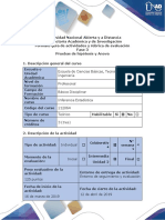 Guía de Actividades y Rúbrica de Evaluación - Fase 3 - Prueba de Hipotesis y Anova