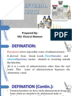 Parenteral Preparation 01