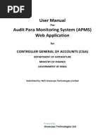 APMS Webapplication - User Manual Ministry en v1.0