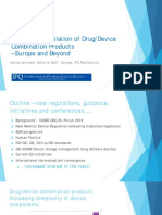 Update On Regulation of DrugDevice Combination Products PDF