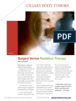 Iris and Ciliary Body Tumors: Surgery Versus