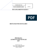 Plan de Saneamiento Basico Comedores Escolares PDF