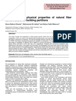 Mechanical and Physcial Properties of Fibre Cement Board PDF