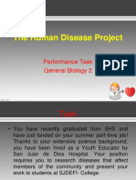 The Human Disease Project: Performance Task General Biology 2