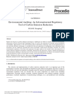 Environmental Auditing: An Informationized Regulatory Tool of Carbon Emission Reduction