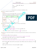 Exemples D'étude de Fonctions (TCS)