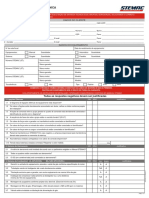 Check List Entrega Tecnica Motores A Gas