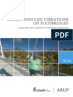 Human Induced Vibrations On Footbridges: Application and Comparison of Pedestrian Load Models