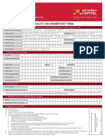 Declaration of Good Health Cum Membership Form: Life Insurance