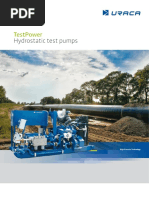 Testpower: Hydrostatic Test Pumps