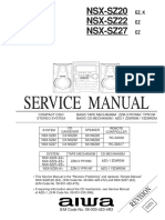 Service Manual: NSX-SZ20 NSX-SZ22 NSX-SZ27