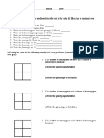 Monohybrid Practice