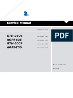 Service Manual: GTH-2506 AGRI-625 GTH-3007 AGRI-730