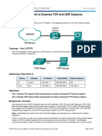 9.2.4.3 Lab - Using Wireshark To Examine TCP and UDP Captures