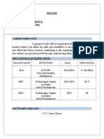 Resume Jeeva.J.K, B.SC Computer Science, Mobile: 7871676287. - Career Objective