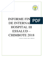 Informe Final de Internado 2018-2