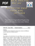 ClassLectures Numerical Methods