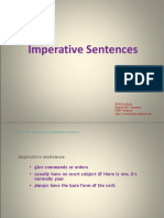 Imperative Sentences: Ed Mccorduck English 402 - Grammar Suny Cortland