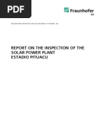 Report On The Inspection of The Solar Power Plant Piutaçu PDF