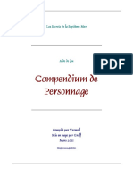 (S7M) Compendium de Personnage PDF