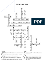 CH 21 Bacteria and Virus Crossword Puzzle