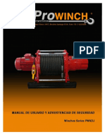 Prowinch Huinche Electrico Manual Huinches Series PWKDJ 613712