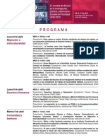 Programa Jornada Psicologia UCSH 2019