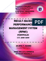 Result-Based Performance Management System (RPMS) : Portfolio