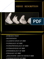 Residual Ridge Resorption