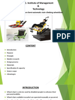 Semi Automatic Stairs Climbing Wheelchair
