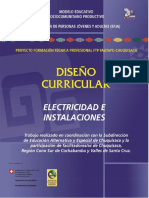 Si Diseno Curricular Electricidad e Instalaciones