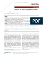 First Aid Skill Retention of First Responders Within The Workplace