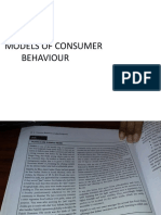 Models of Consumer Behaviour