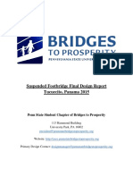 2015 - Tucuecito - Panama - Suspended Footbridge Design Report PDF