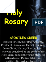 Holy Rosary and Pledge of Virginity