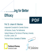 Formulating For Better Efficacy: Prof. Dr. Johann W. Wiechers