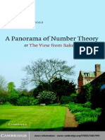 A Panorama in Number Theory - G. Wustholz PDF