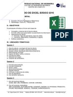 Silabo de Excel Basico PDF