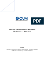 Student Handbook Undergraduate OUM - V2.0.8 - 7 March 2019