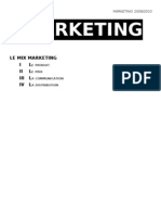 Marketing Mix