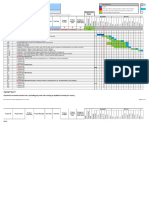 Project Plan Timeline and Highlight Template Excel