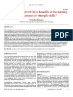 Does Kre-Alkalyn® Have Benefits in The Training of Gymnastics Strength Skills?